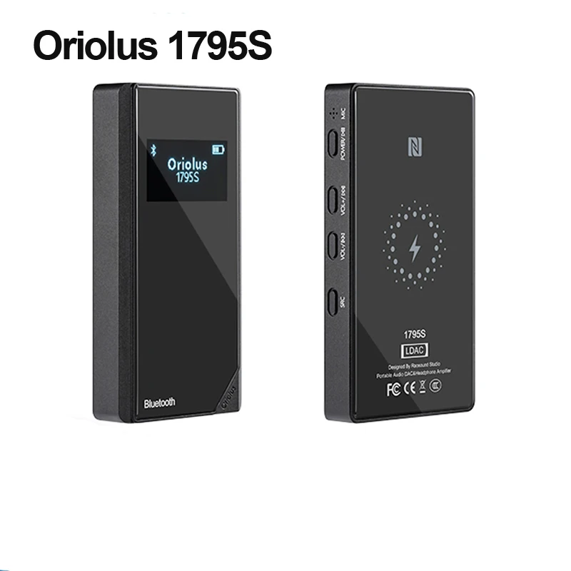 Портативный декодирующий и усилитель для наушников Oriolus 1795s, двойной чип Cs43131 Dac Csr8675 Bt, приемный чип 2,5 мм/3,5 мм Po