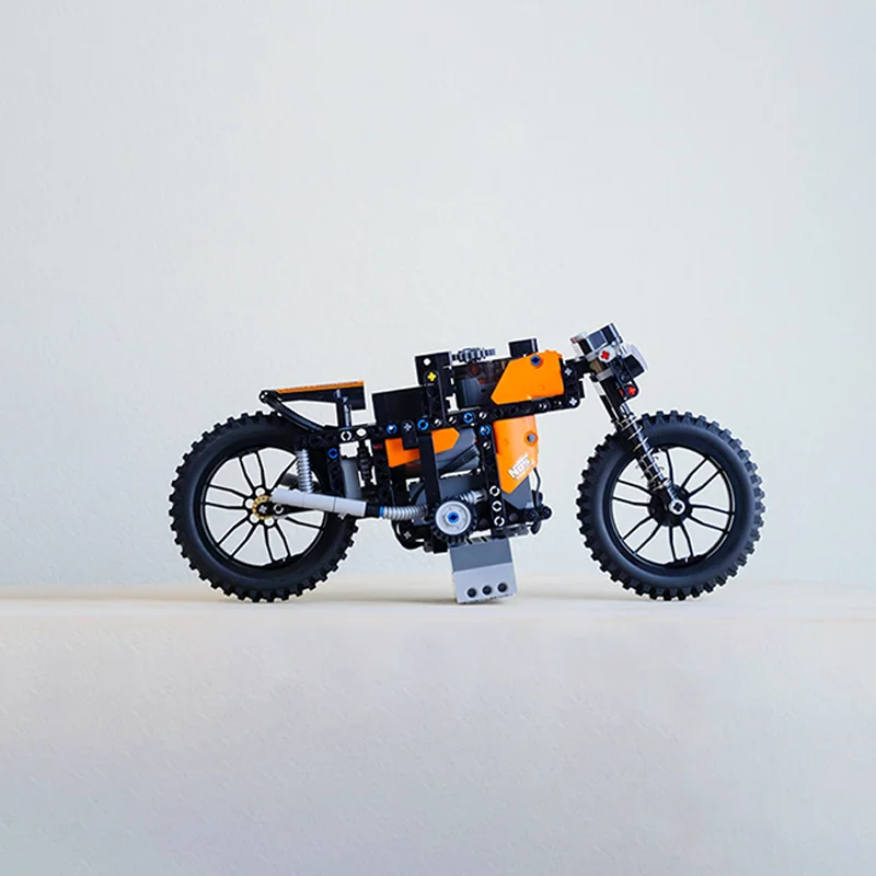 Фото 340 шт. быстрый мотоцикл 30 км/ч Buwizz 20 Powered Self- Custom MOC diy образовательная модель строительные блоки игрушки на день рождения подарок №2