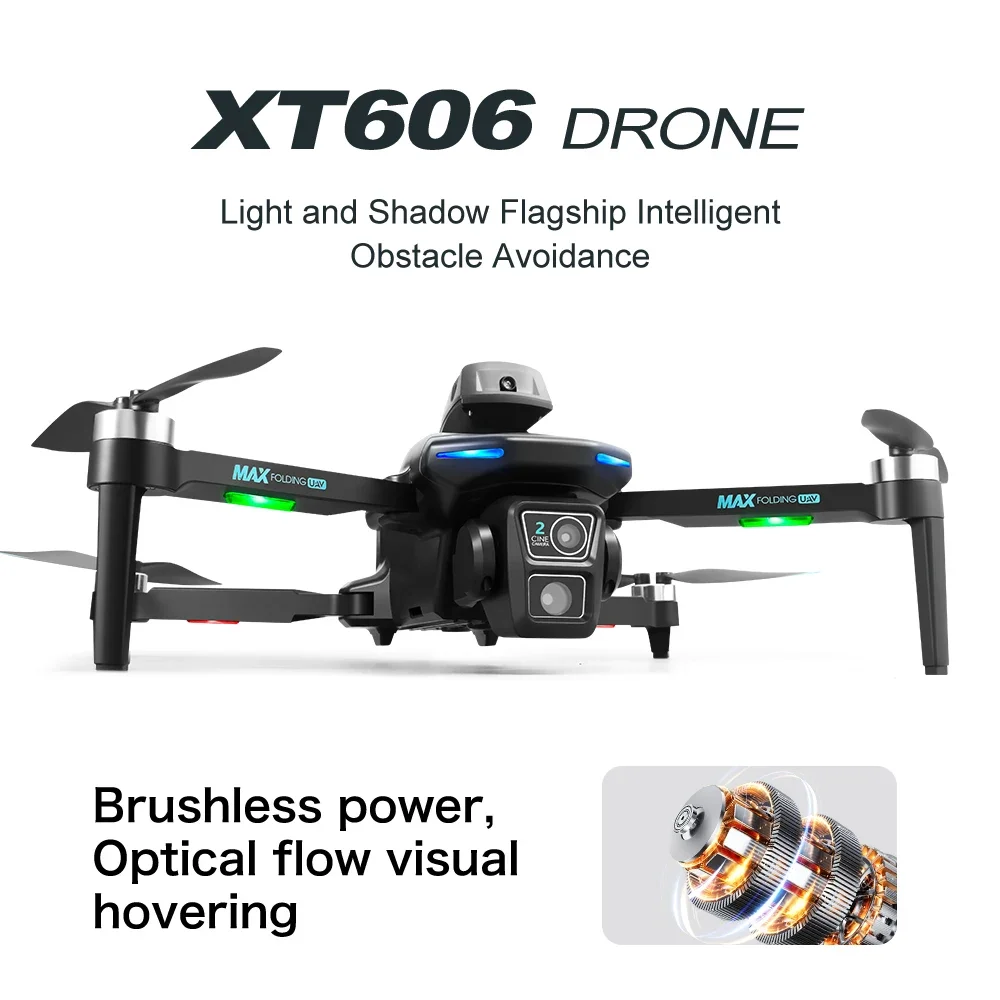 Фото Мини-Дрон XT606, 4K, Wi-Fi, HD-камера, FPV №2