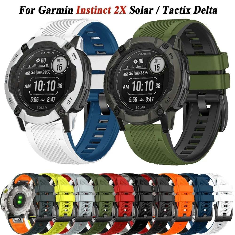 Силиконовый ремешок для наручных часов, браслет для Garmin Fenix 6 6X Pro 5 5X Plus 7 7X Correa, 26 22 мм