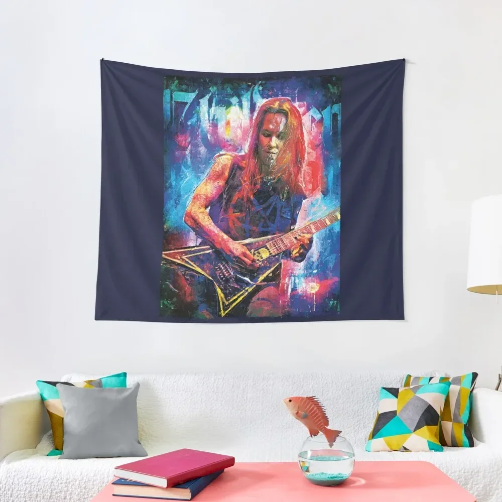 Children Of Bodom's Alexi Laiho Frontman Tribute Art Гобелен Вещи для комнаты Аксессуары для домашнего декора Гобелен