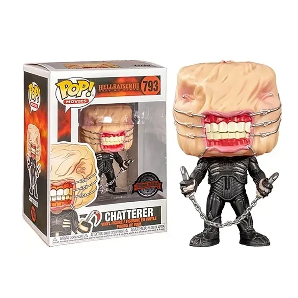 Фото FUNKO Hellraiser игрушки фигурки Рождественская коллекция украшения для рабочего стола подарки персонажи Pinhead Chatterer креативные куклы №2