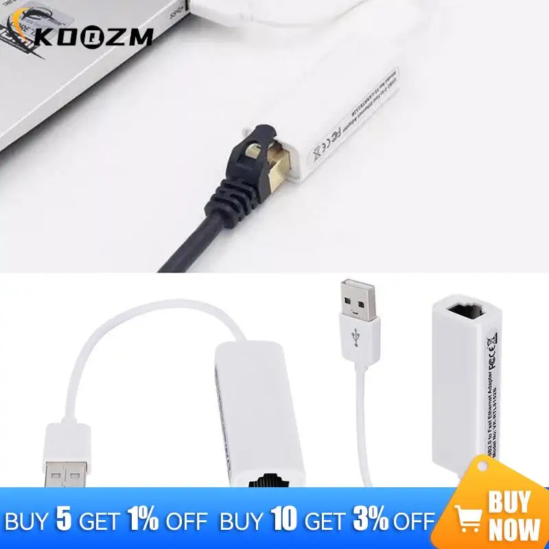 USB 2,0 к Интернету RJ45 Lan для Windows 7/8/10/XP ноутбук USB Ethernet адаптер 100 Мбит/с