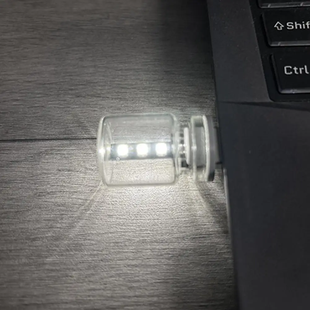 Фото Автомобильная светодиодная лампа 5 В, портативное освещение, подключение к USB, лампы для спальни, интерьерная атмосфера, декоративная автомобильная лампа M1M1 №4