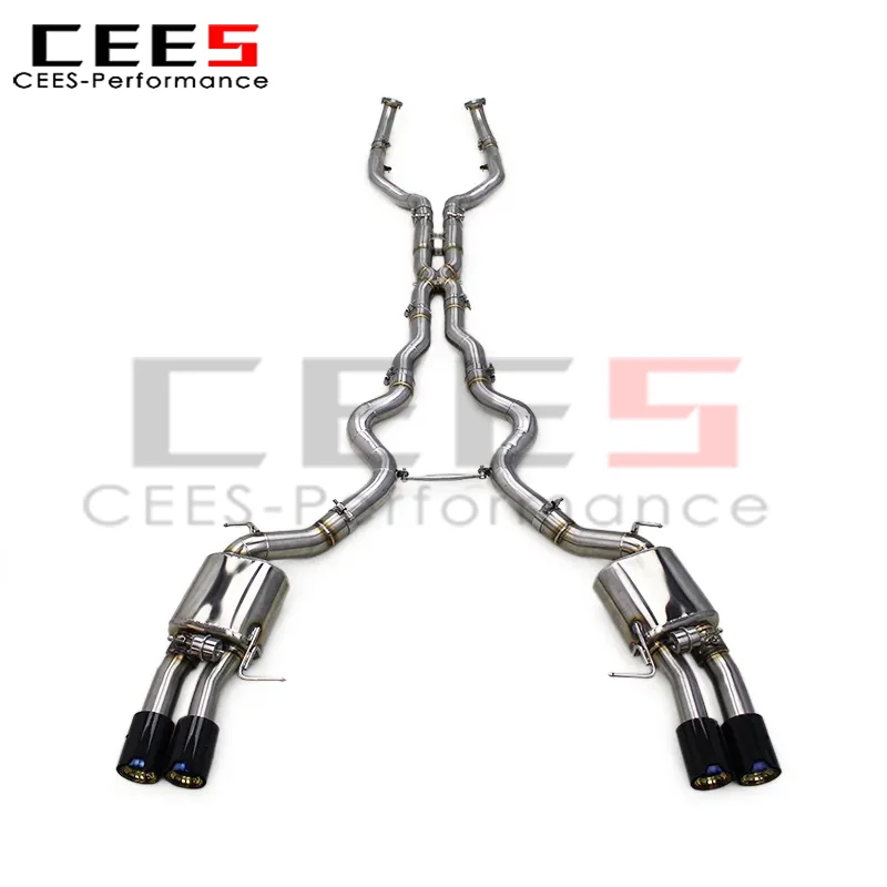 CEES Cat задние выхлопные трубы для BMW M6 F06 4.4T 2012-2016 глушитель вакуумные клапаны с дистанционным управлением (art.: 3920cf0a0be6d) - 3920cf0a0be6d