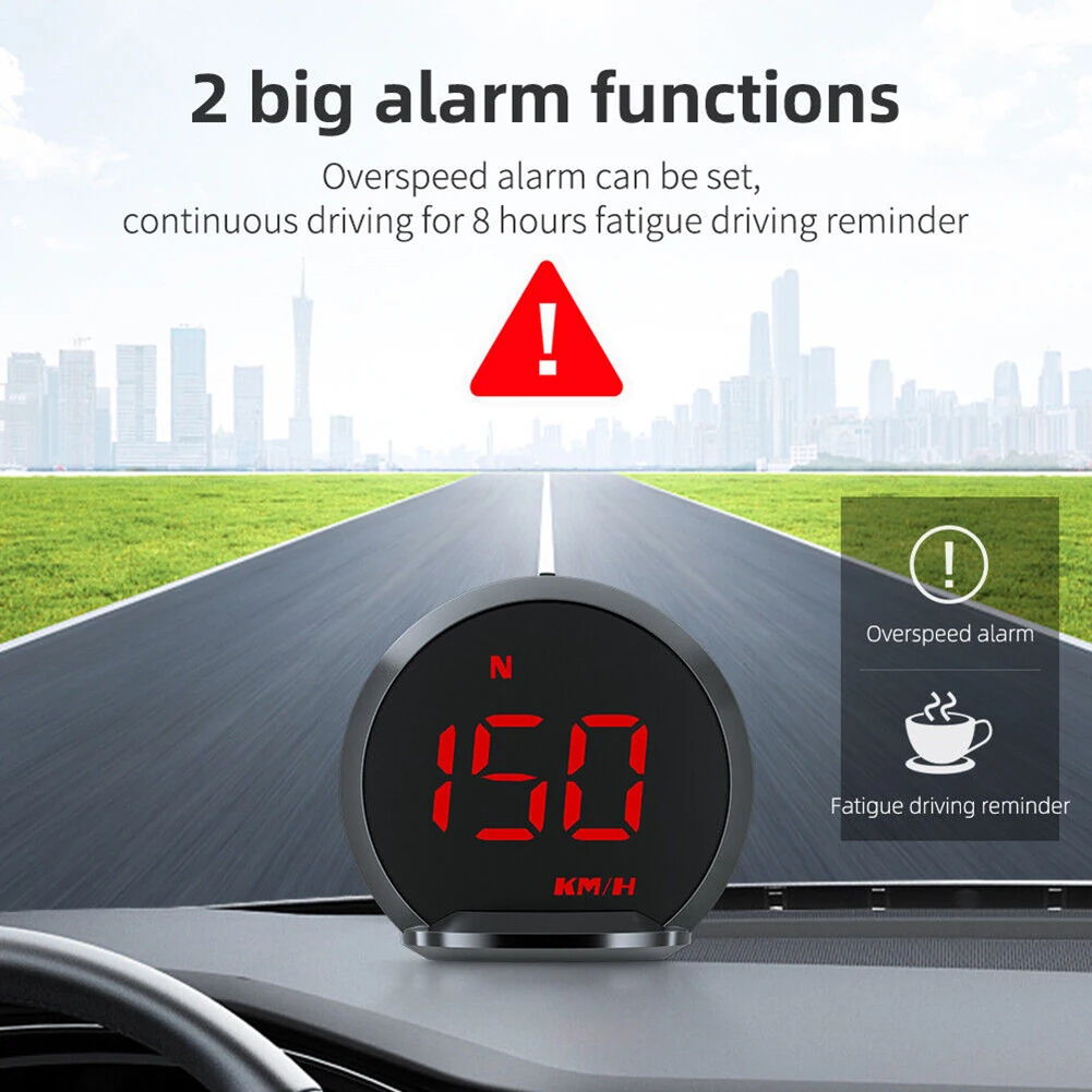 Фото GPS G13 автомобильный HUD GPS бортовой компьютер Цифровой головной дисплей Авто Speedmeter скорость лобовое стекло проектор для всех автомобилей №2