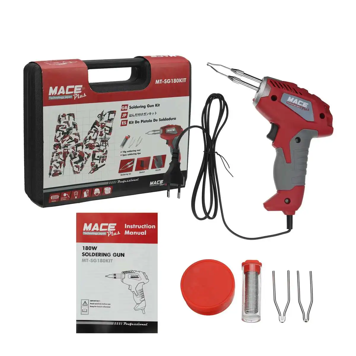 Фото 180W Fast Thermal Electric Soldering Iron Industrial-grade High-power Welding Repair Tool Soldering Gun EU Plug Rework Station №4