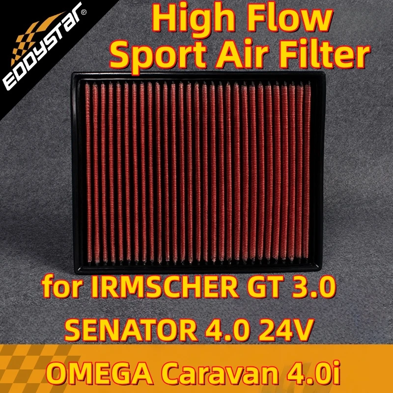 Спортивный воздушный фильтр с высоким расходом для IRMSCHER GT 3.0 SENATOR 4,0 24 В OMEGA Caravan 4.0i моющиеся гоночные впускные фильтры
