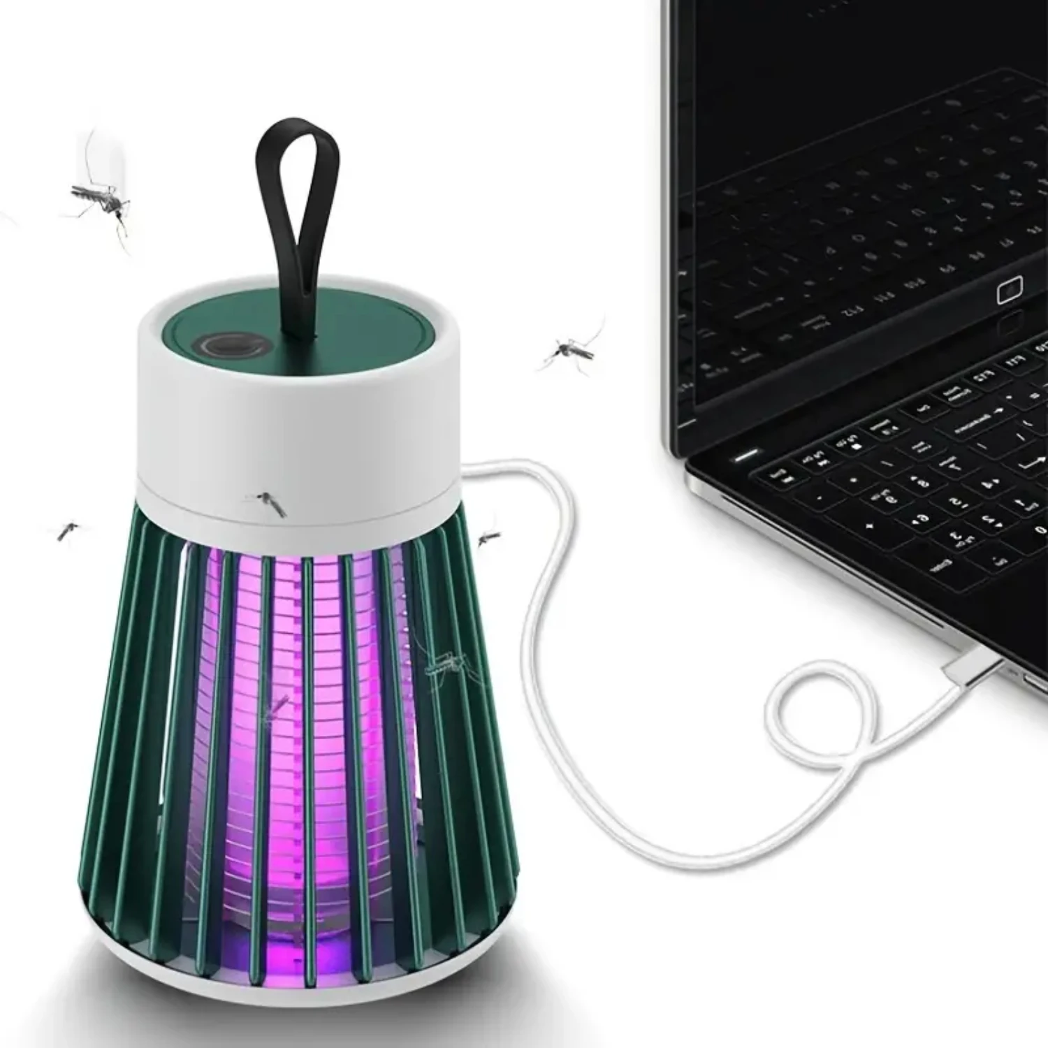Фото Эффективный портативный мини-USB-репеллент от комаров для детской комнаты и походов - компактный прикроватный светильник для спальни в одной упаковке Solutio №5