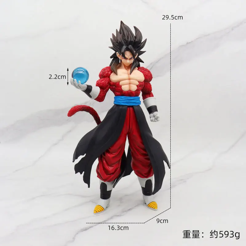 Фото Dragon Ball Goku мультяшная фигурка модель Super Saiyan Gogeta Super Dragon Ball Goku Vegito Battle поврежденная анимация коллекционные предметы №4