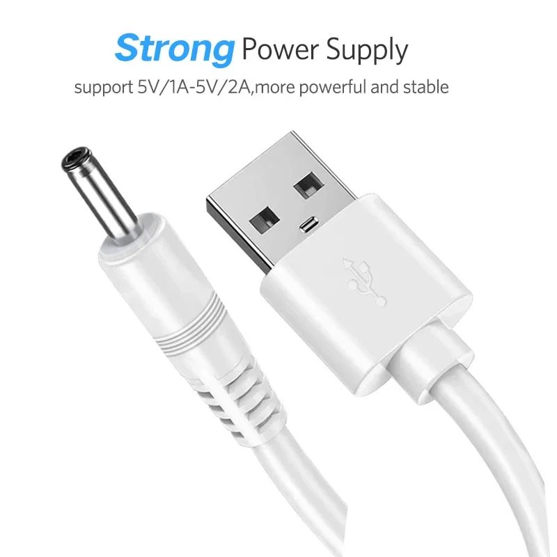 Фото 1,35*3,5 мм USB-DC 3,5 мм Кабель питания 5 В Кабель зарядного устройства Шнур Быстрый разъем для концентратора USB-вентилятора Лампа Адаптер с круглым отверстием №4