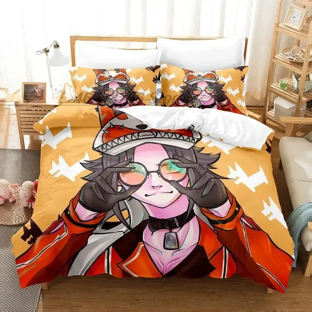 Комплект постельного белья Mysta Rias Single Twin Full Queen King Size, комплект постельного белья для взрослых и детей, комплекты пододеяльников с 3D принтом, аниме Kawaii Girls