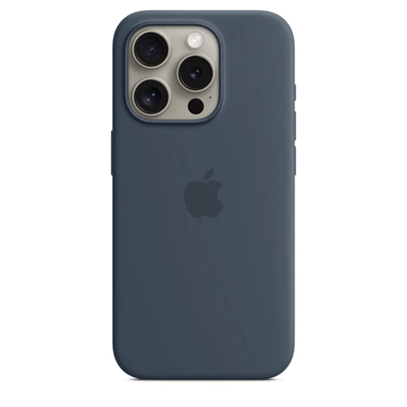 Фото Оригинальный магнитный чехол Apple Magsafe из жидкого силикона для iPhone 15 14 13 Pro Max, чехлы с полной защитой для беспроводной зарядки №3