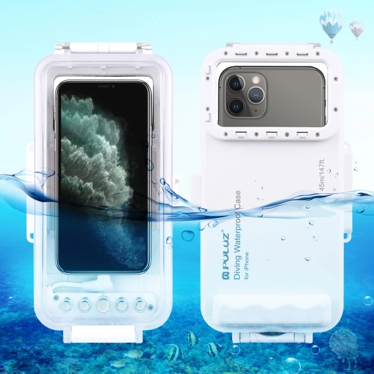 Высокое качество PULUZ 45 м/147 футов водонепроницаемый чехол для дайвинга фото видеосъемка подводная крышка корпуса