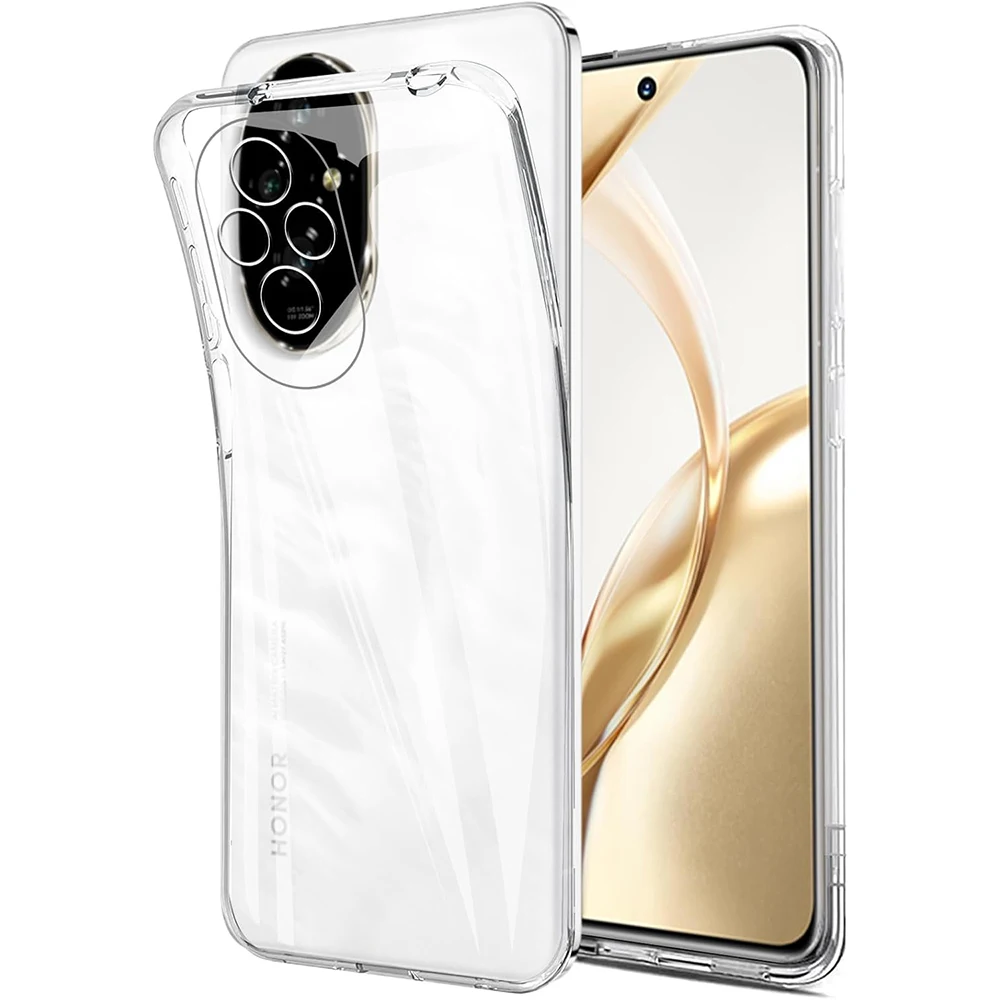 Прозрачный силиконовый мягкий чехол для Huawei Honor 400 200 90 70 50 Lite Pro, прозрачная ультратонкая задняя крышка для Honor 200 Lite 400lite