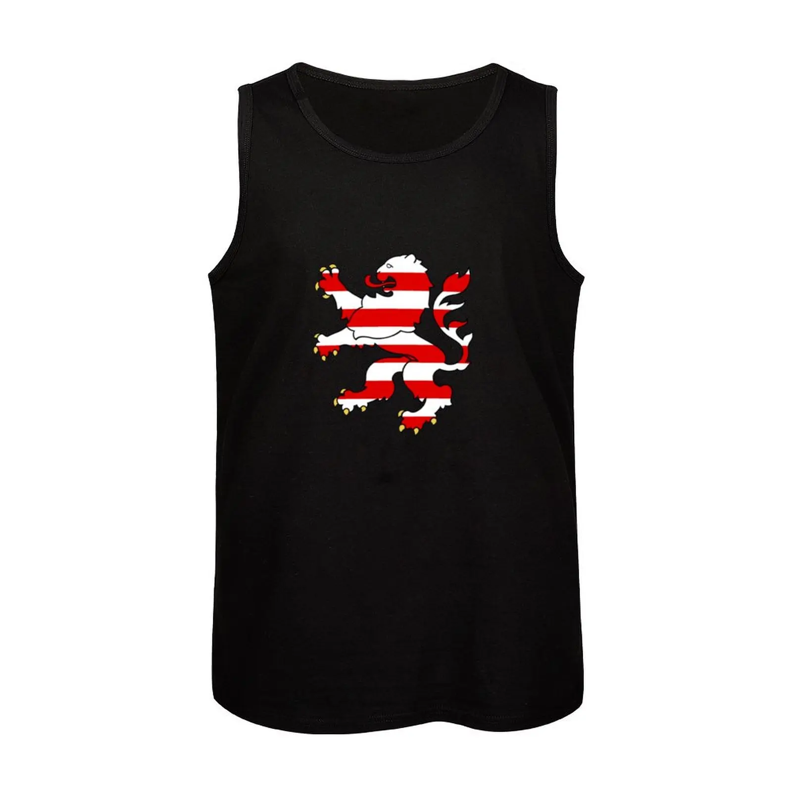 Фото Герб Hesse Lion - Hessan Heraldry Tank Top футболки для мужского спортзала Мужской летний жилет №4