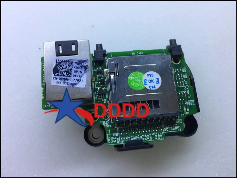 Оригинальный CN-0X99HC 0X99HC X99HC для DELL, удаленный доступ iDRAC8, сервер PowerEdge R430 R530 T430, тест в порядке