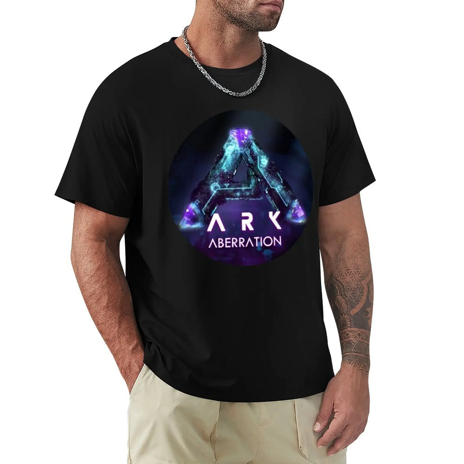Музыка Винтаж Ретро Ark Survival Evolved Abberation подарки для любителей музыки футболка винтажная аниме рубашка футболка большого размера для мужчин