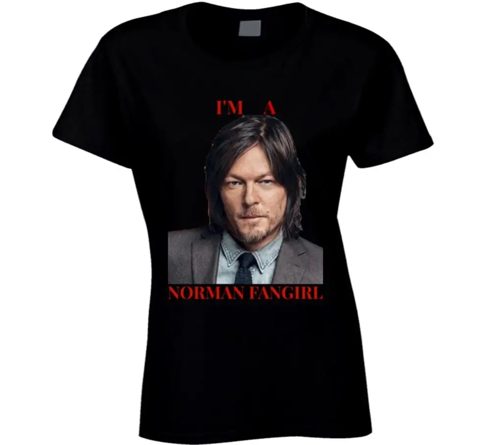 Женская футболка с надписью «I'm A Норман Fangirl», крутая футболка Reedus Ходячие мертвецы, новый подарок, футболка с длинным или коротким рукавом