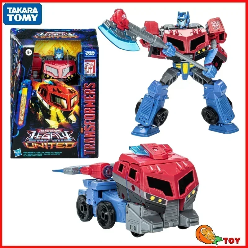 В наличии Takara Tomy Трансформеры игрушки Legacy United Optimus Prime подлинные модели экшн-Фигурки игрушки подарки