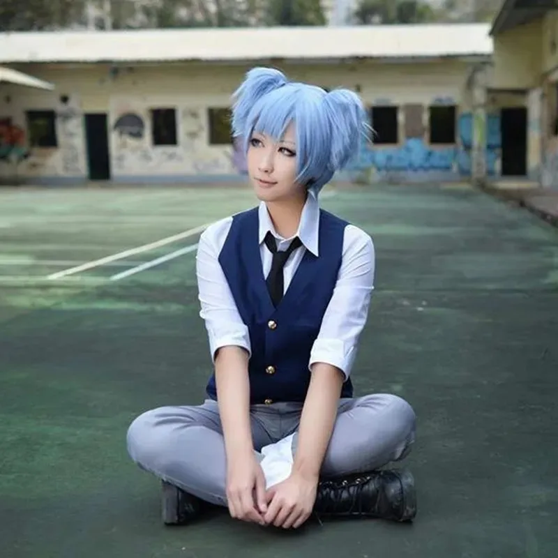 DY2025Аниме Assassination Classroom Shiota Nagisa костюмы для косплея галстук жилет Хэллоуин Рождественская вечеринка униформа унисекс повседневная Leisu