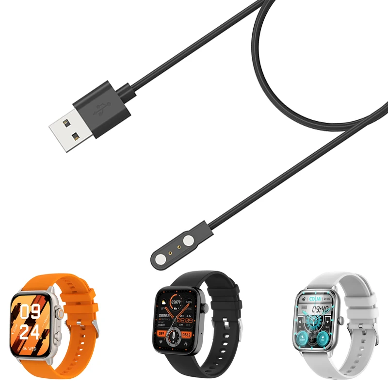 USB-кабель для зарядки смарт-часов Colmi C81/P71/P73/V68/P9/P8 Plus/P28/P45/C61/C60/i20/i31