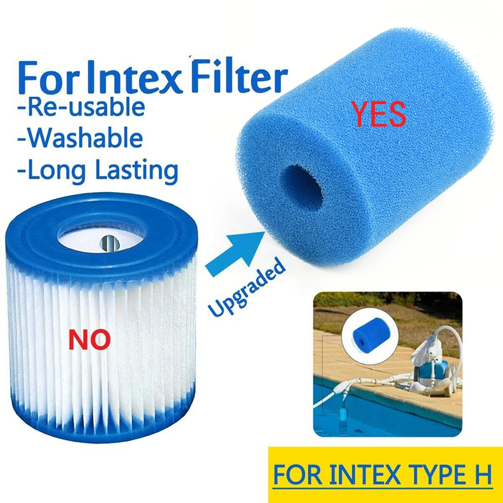 Фильтр для бассейна, поролоновая губка для Intex Type H, пенопластовая губка, картридж, уличные ванны, аксессуары, инструменты для чистки фильтра