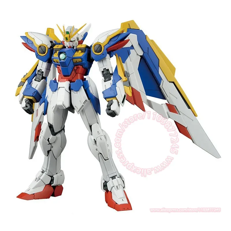 Фото BANDAI RG 1/144 XXXG-01W WING GUNDAM EW ручная модель фигурки суставы подвижный детский подарок на день рождения модная игрушка в сборе №2