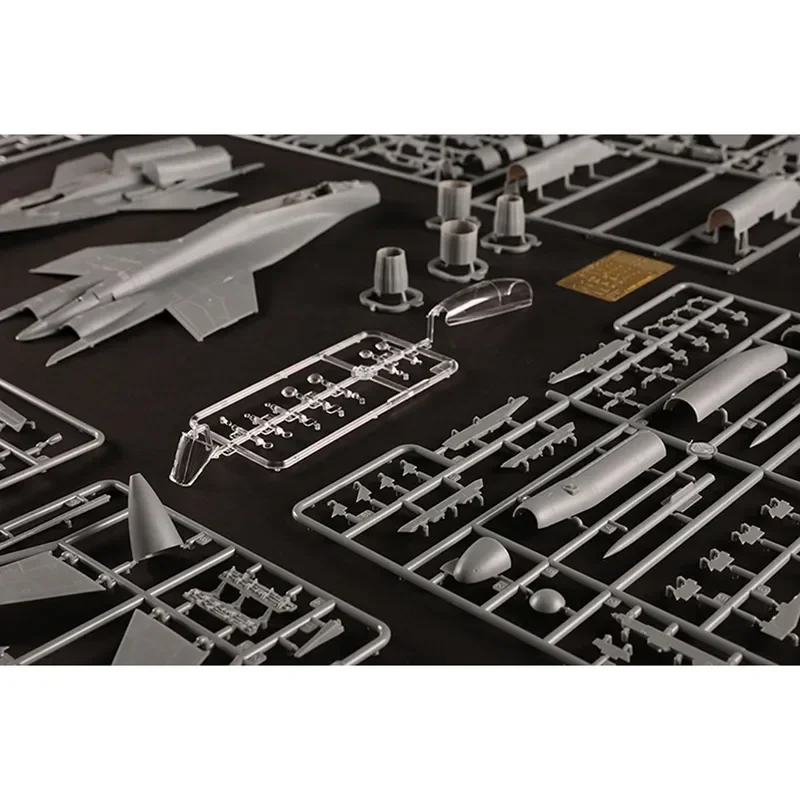 HobbyBoss 1/48 Scale Plastic Russian MiG-29K Warcraft Warplane Static Display Aircraft Building Kits Toys Hobby Model for gifts