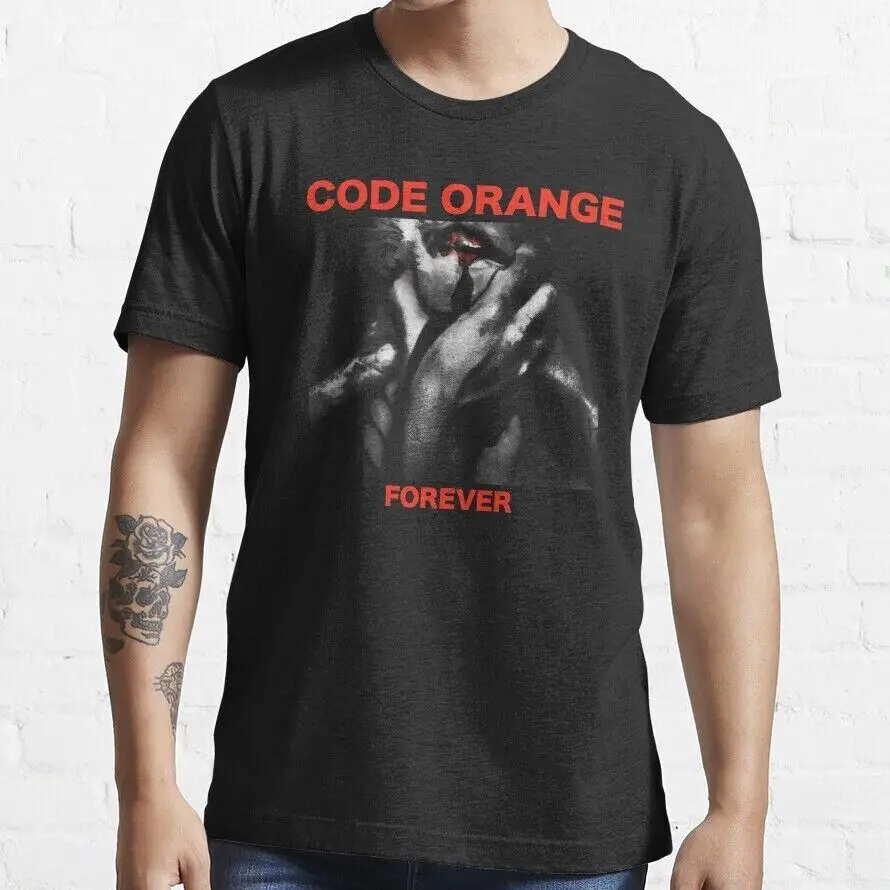Футболка унисекс New Code Orange Forever Metalcore, американская, красная, черная, белая