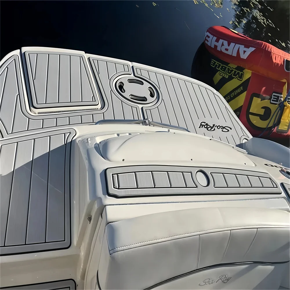 2005 searay 200 Sundeck Кокпит плавательная платформа подушечки 14 6 мм EVA пол из тикового дерева SeaDek MarineMat Gatorstep Style самоклеящиеся (art.: 3920cafea2eae) - 3920cafea2eae