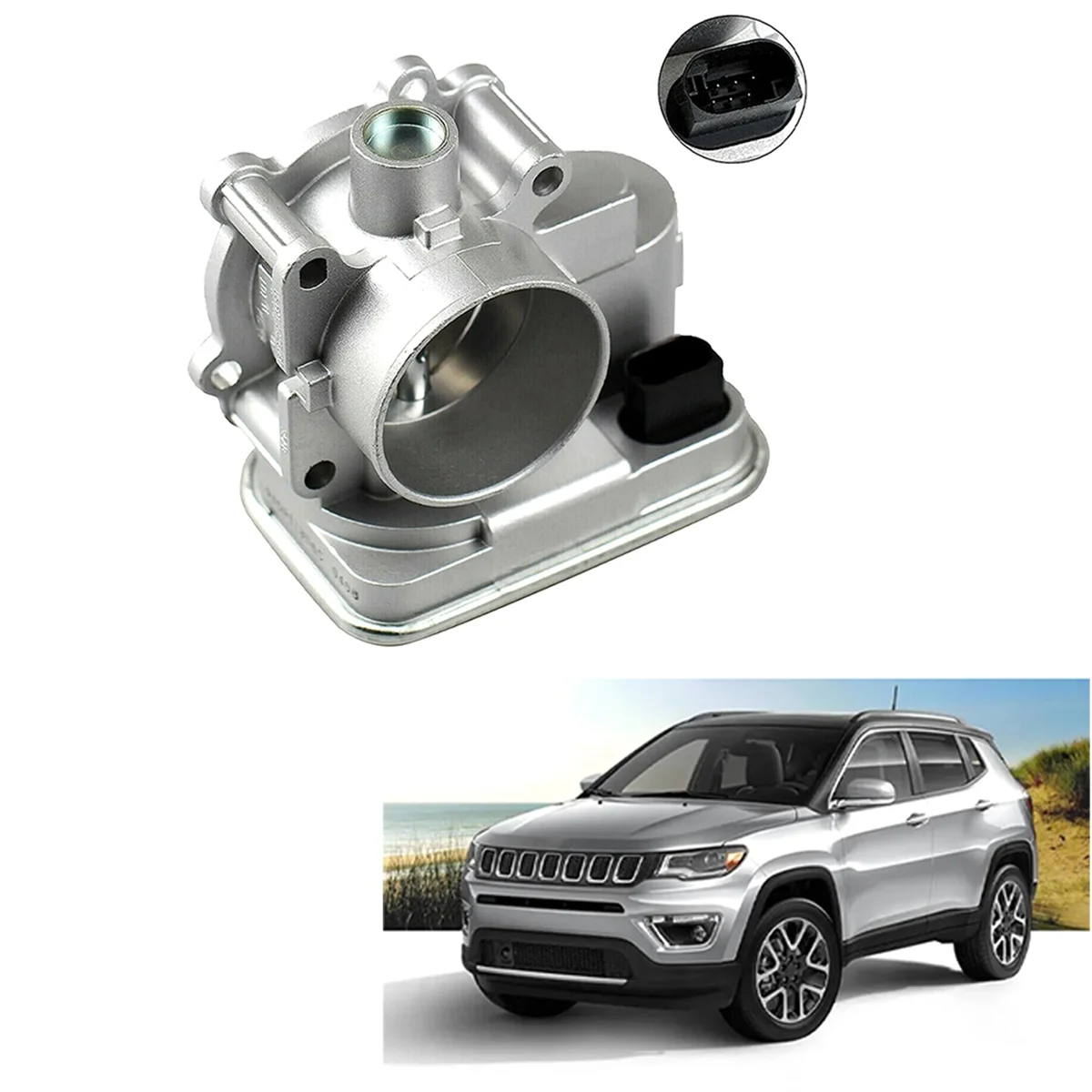 Электронный корпус дроссельной заслонки в сборе для Jeep Patriot Compass 2.0/2.4L Dodge Caliber Avenger 4891735 AC, 04891735 AC,