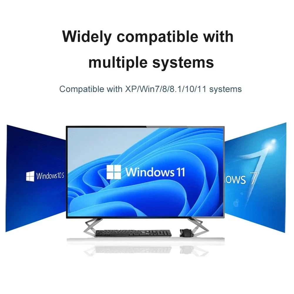 Фото 2,4 ГГц беспроводной мини-USB Wi-Fi адаптер 802.11N 150 Мбит/с сетевая карта Wi-Fi приемник ключ бесплатный драйвер для настольного ноутбука RTL8188 №5