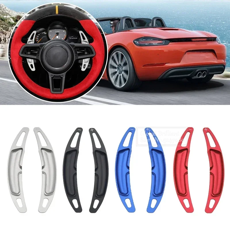 Автомобильный рычаг переключения передач из алюминиевого сплава DSG для Porsche Macan Cayenne Panamera 911 918 718 918