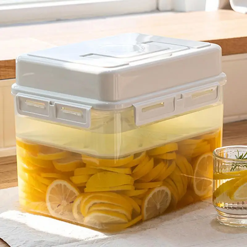 Kimchi Press Pojemnik do przechowywania fermentacji 4L/5L Pojemnik na marynarki Pojemniki do organizowania kuchni Przenośny, szczelny pojemnik do przechowywania