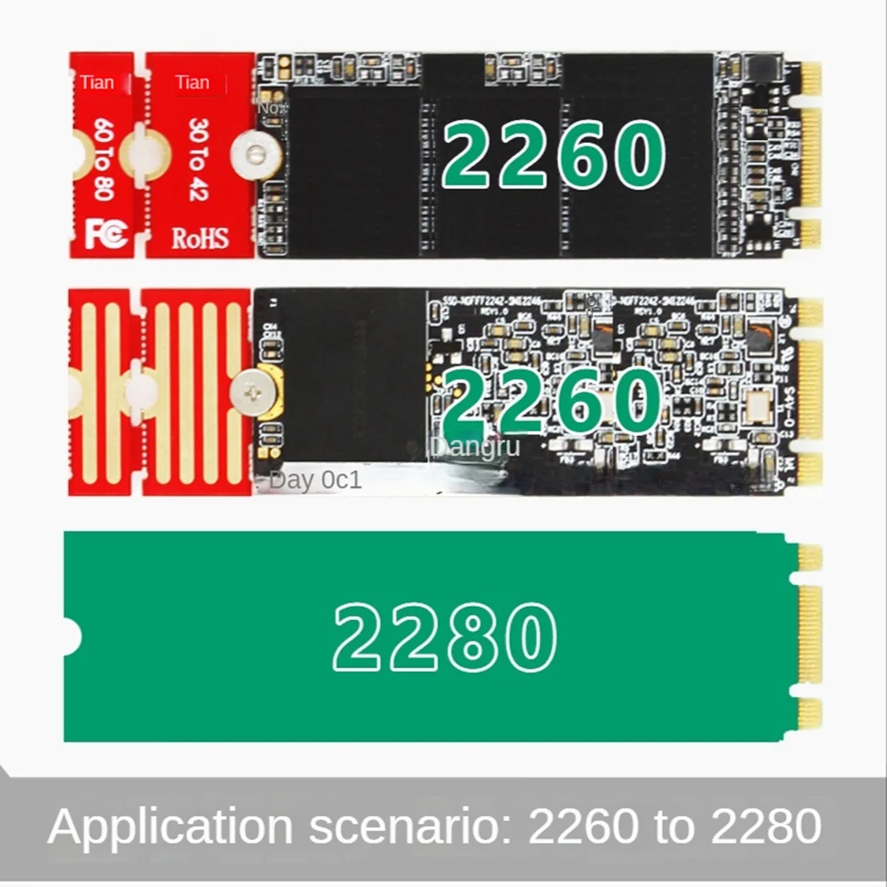 2 шт. M2 M2PLUS NGFF NVME M.2 Extended Transfer 2230, 2242, 2260, 2280 Aircraft M2 CHANGE ДЛИННЫЙ РАЗМЕР U.2 M3 M.3 SSD 24BB (art.: 3920cb25aee24) - 3920cb25aee24