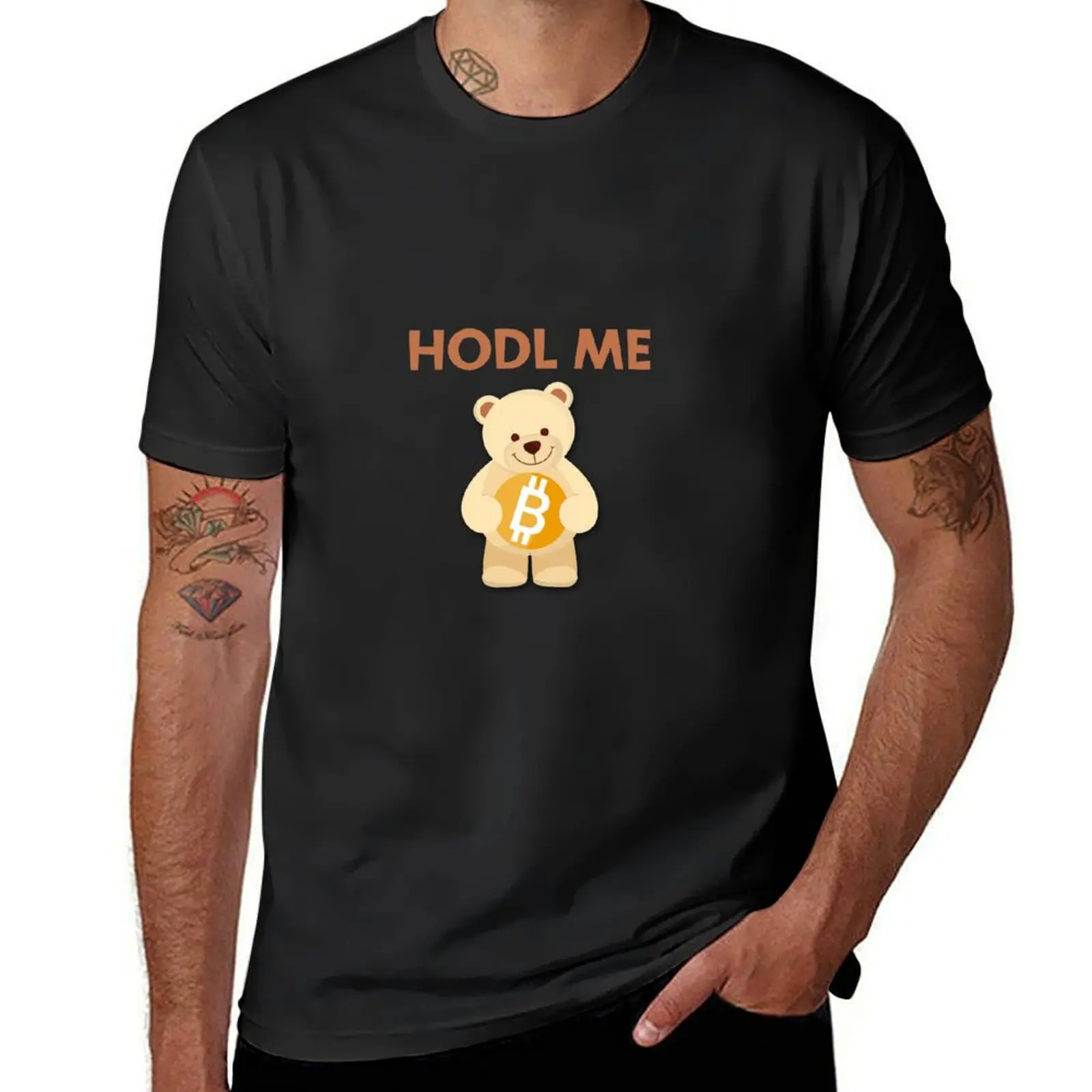 Футболка HODL (HOLD ON FOR DEAR LIFE) ME, винтажная одежда для мальчиков, тренировочные рубашки для мужчин