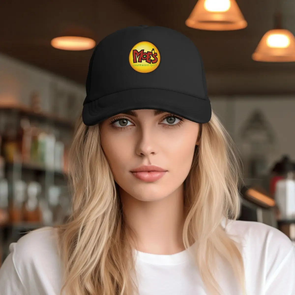 Фото Бейсболка для ресторана Moe's Юго-Западный гриль, шляпа для папы, летняя мужская шляпа №5