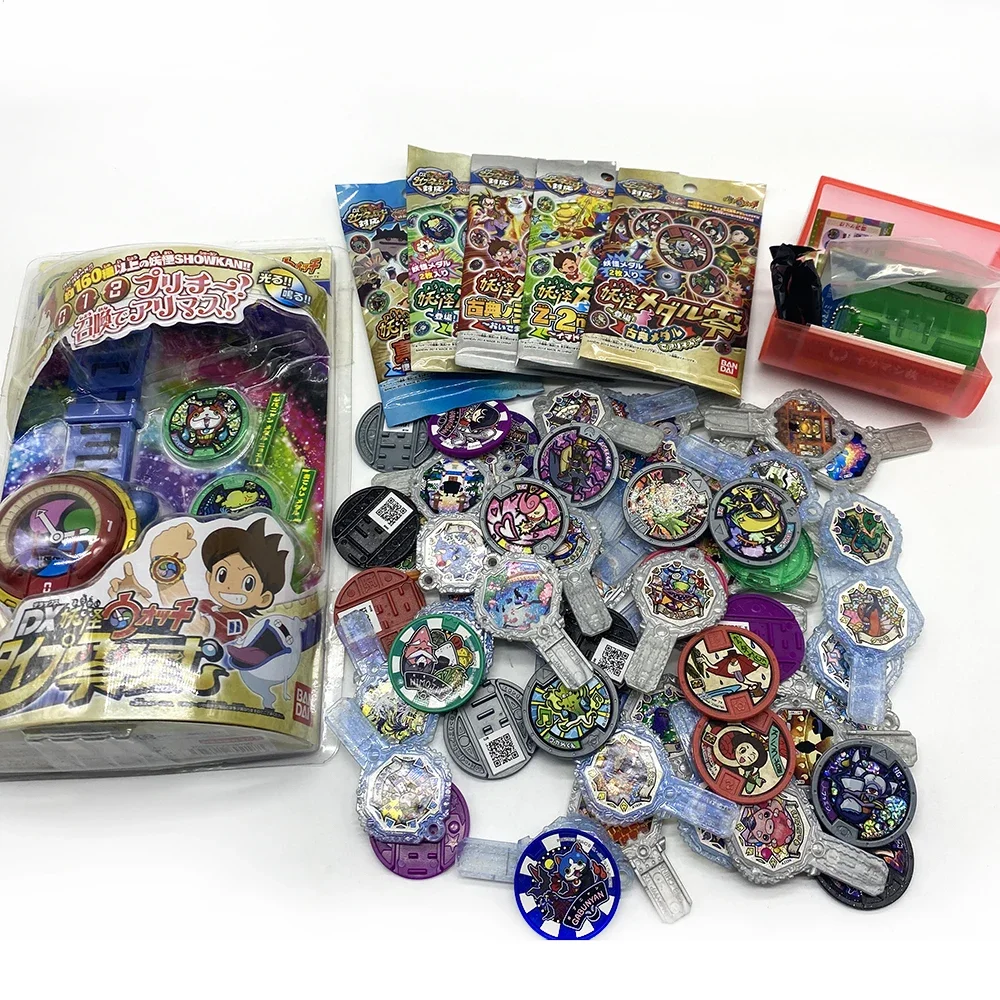 Оригинальные японские аниме часы Yokai DX периферийные наручные медали Yo-Kai модель для хранения ключей Коллекционная эмблема игрушка 879