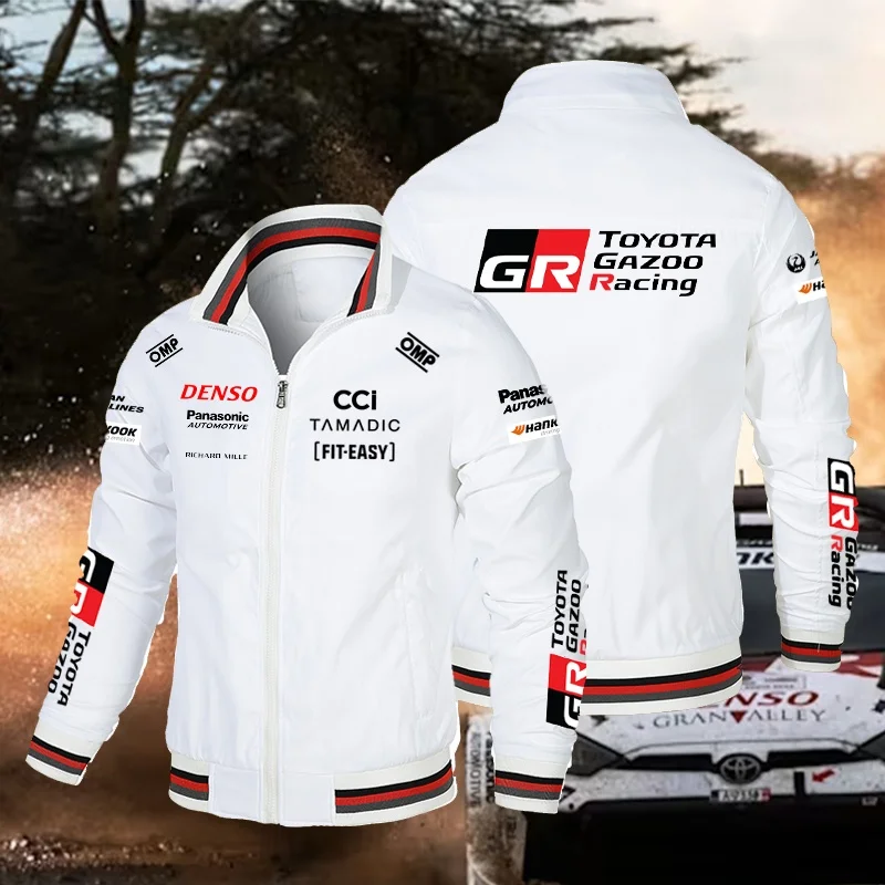Куртка чемпионов мировой команды Toyota GAZOO RACING 2025 года, мужская официальная форма большого размера, спортивные топы для экстремальных гонок, мотоциклетные топы
