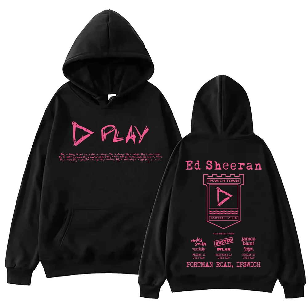 Толстовка с капюшоном Ed Sheeran Play Harajuku, пуловер в стиле хип-хоп, топы, толстовка в подарок