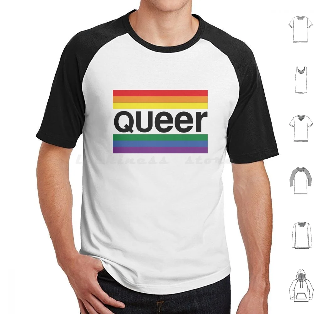 Футболка Queer с флагом гордости вращением любовью большого размера, 100% хлопок, революция любви, Мужская интерсекс-любовь