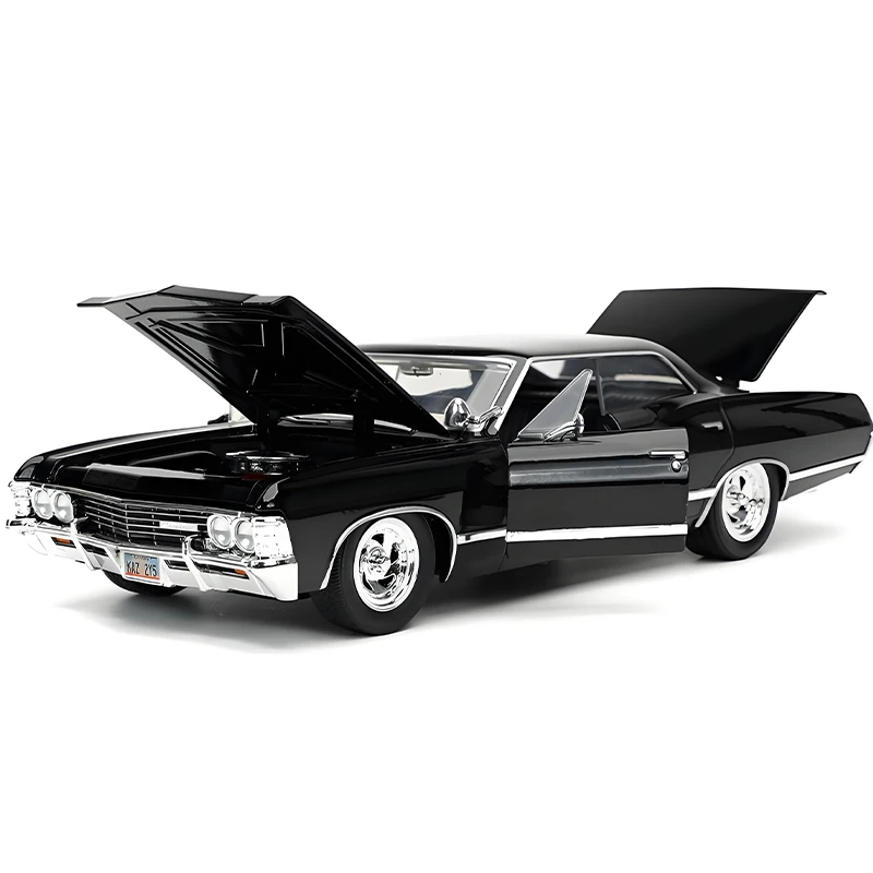Фото JADA 1:24 IMPALA SS SPORT SEDAN 1967, легкосплавный автомобиль, литье под давлением и игрушечный транспорт, модель автомобиля, миниатюрная масштабная модель автомобиля для детей №5