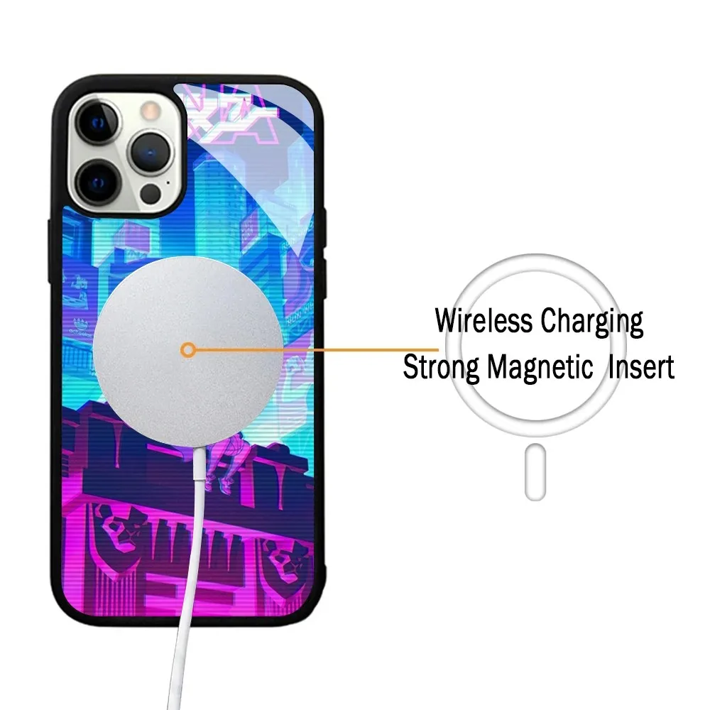 Фото BNA брендовый Новый чехол для телефона с животными для IPhone 15 14 13 Pro Max 11 12 Mini Alex, зеркальный чехол для беспроводной зарядки Magsafe №2