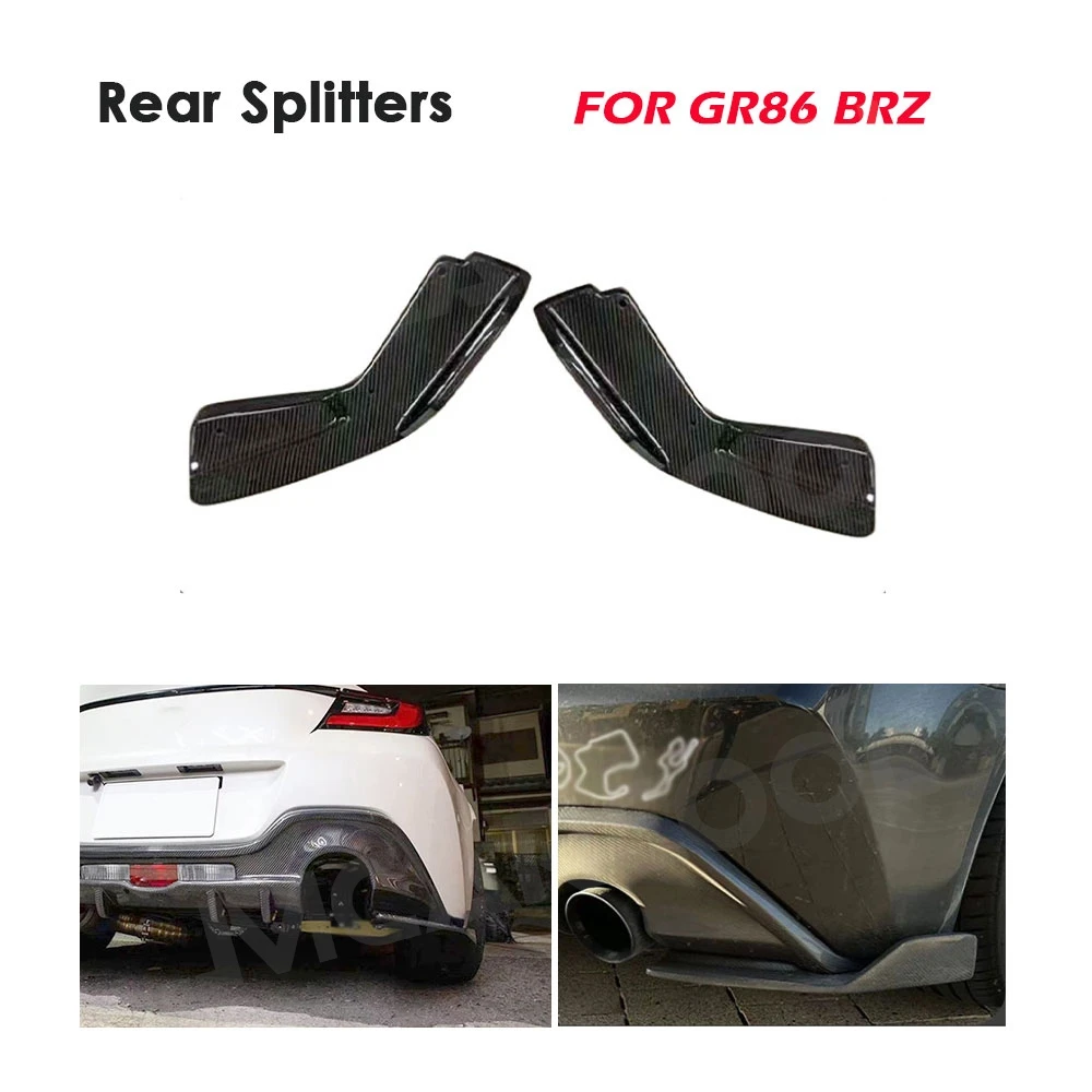 Фото JCHEY углеродное волокно для Toyota GR86 Subaru BRZ 2022 2023, полоса заднего бампера, спойлер, диффузор, сплиттер, автомобильные аксессуары №3