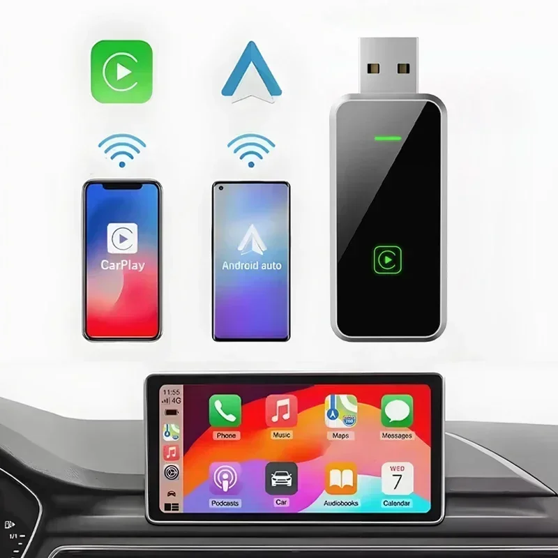 Новая автомобильная стереосистема для стайлинга с USB Plug And Play 2in1, проводной и беспроводной адаптер для автомобильного воспроизведения OEM для Mercedes-Benz GLB Series X247 (art.: 3920cd1c185e5) - 3920cd1c185e5