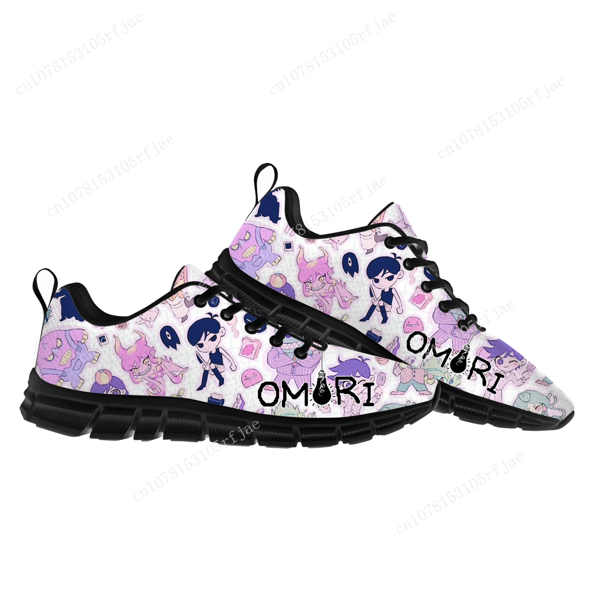 Спортивная обувь Omori, популярные мужские и женские подростковые детские кроссовки с героями мультфильмов, модные кроссовки высокого качества, обувь на заказ Мужская обувь