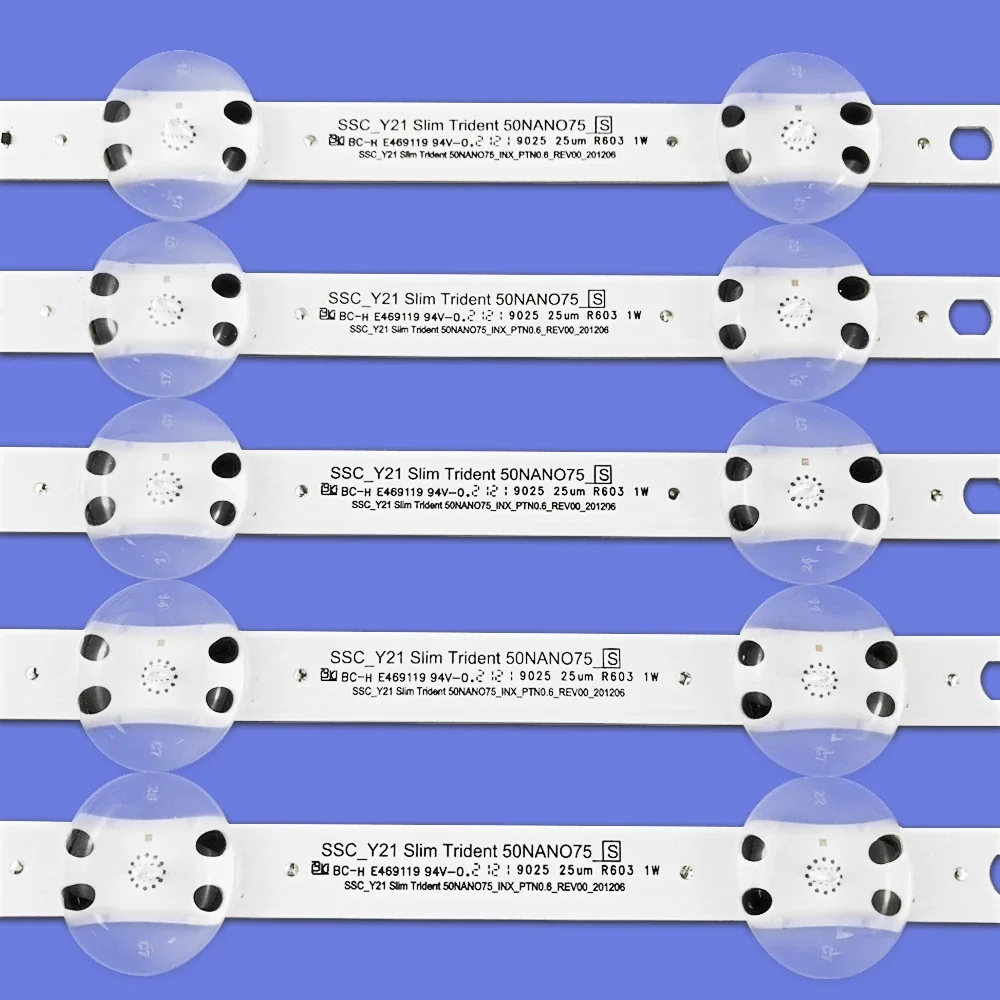 Светодиодные ленты подсветки для LG 50NANO75TPA 50NANO753PA 50NANO776PA SSC_Y21 Slim Trident 50NANO75 HC500DQG-V