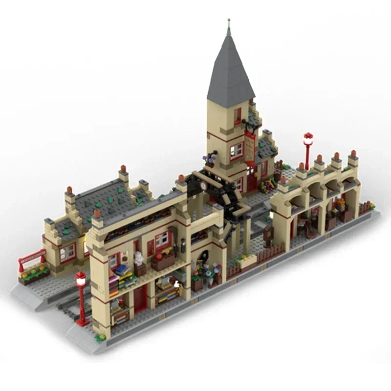 Модель фильма Moc Building Bricks Hogsmeader Station Extension Technology Модульные блоки Подарки Рождественские игрушки Наборы для самостоятельной сборки (art.: 3920ccd88095c) - 3920ccd88095c