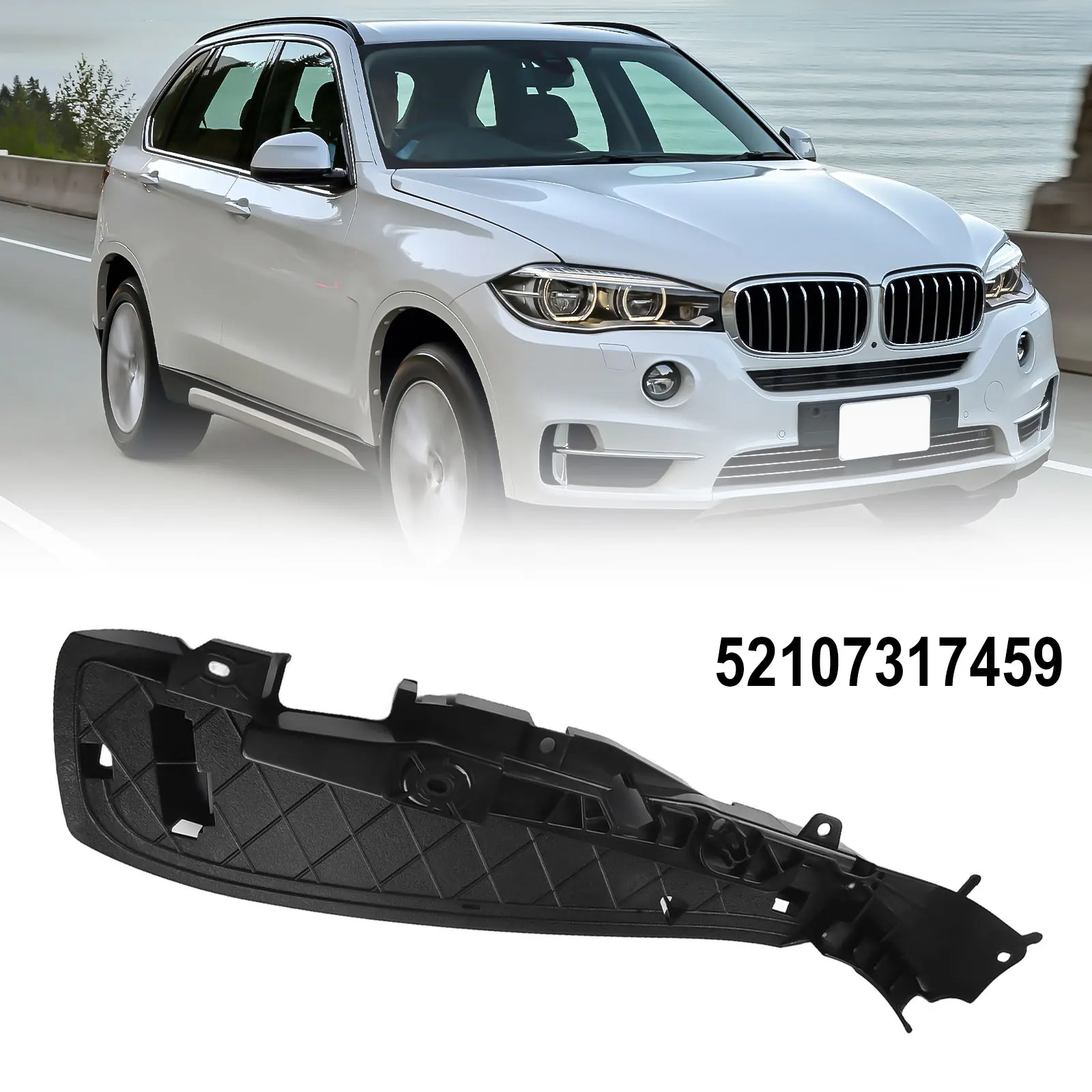 1X передняя левая опорная направляющая для сиденья для BMW 5 7 серии 52107317459, запасная часть для автомобиля (art.: 3920c8af3de75) - 3920c8af3de75